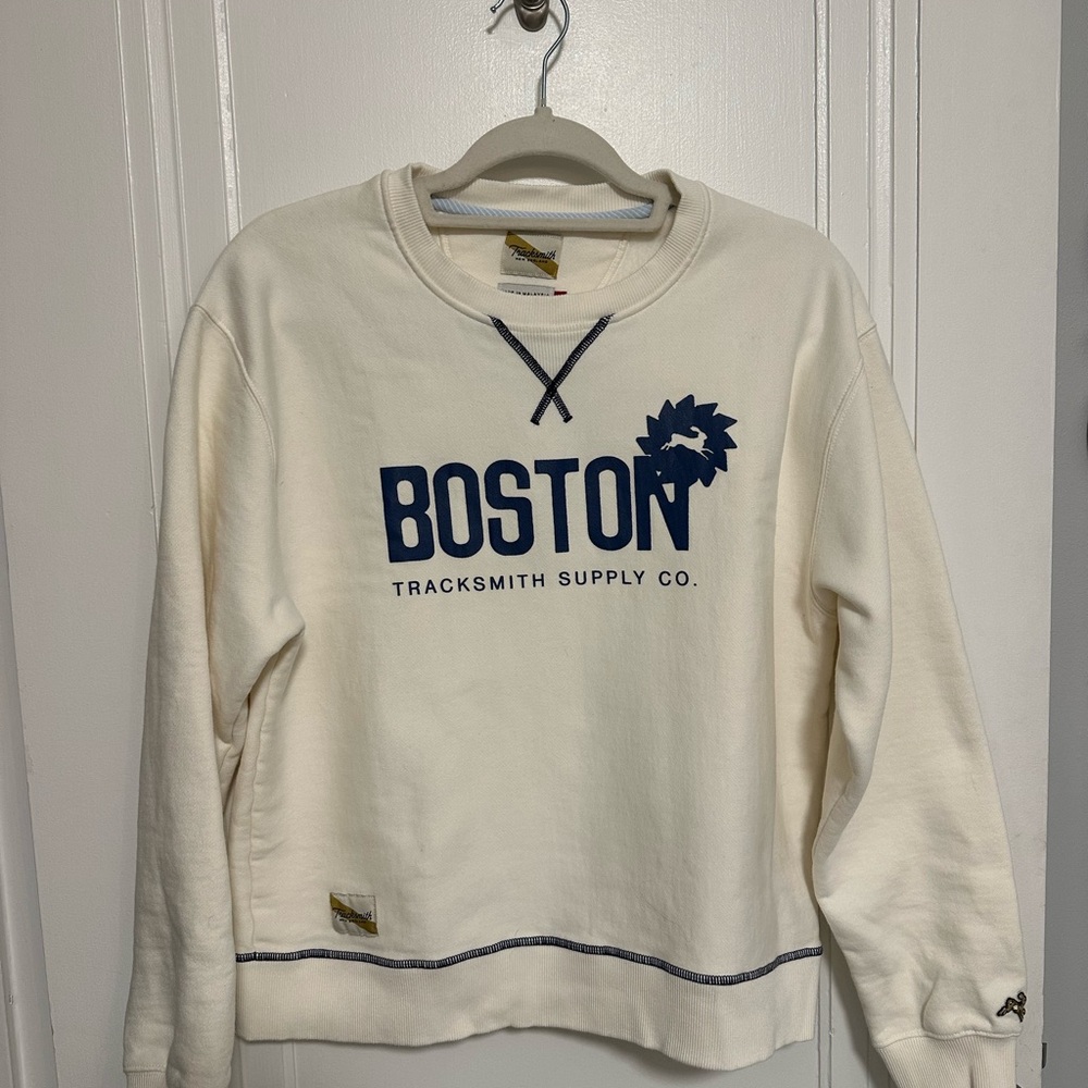 Tracksmith Women’s White Sweatshirt